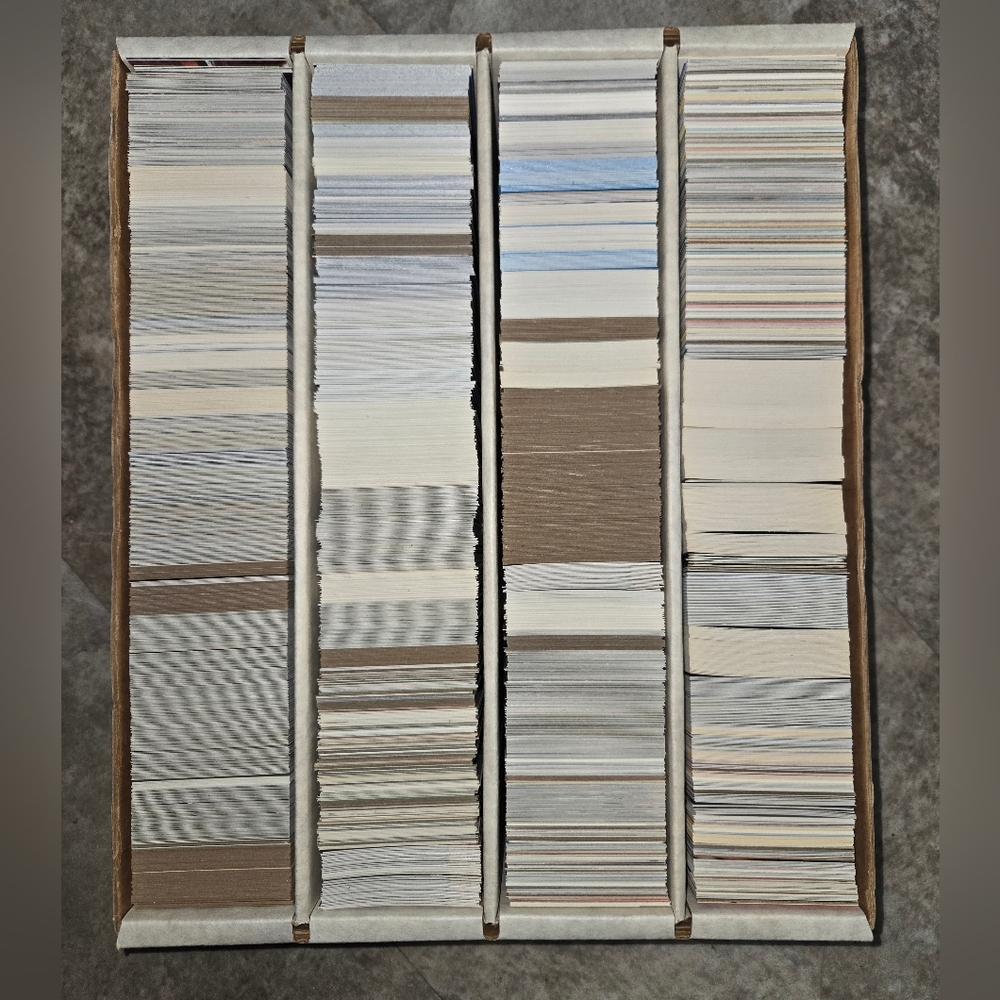 Vintage Major League Baseball Collector Cards. 2,500+ Cards